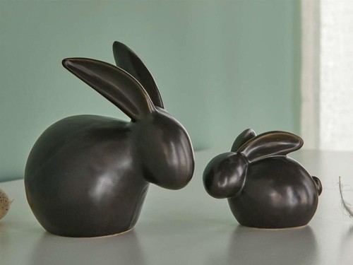 Dekofigur osterhase black - osterhase, "black"