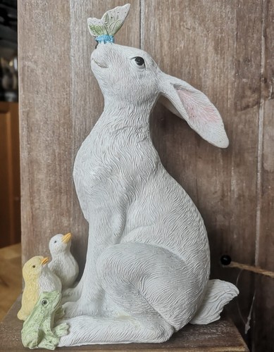 Sitzender hase weiß - sitzender,