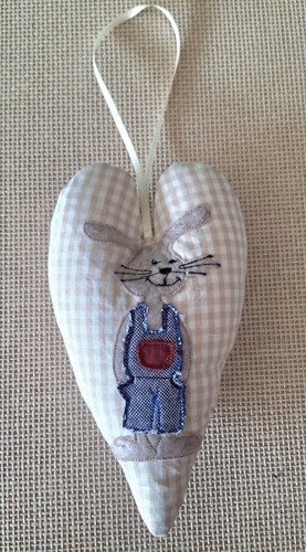 Osterhase herz frühlingsdeko - osterhase,