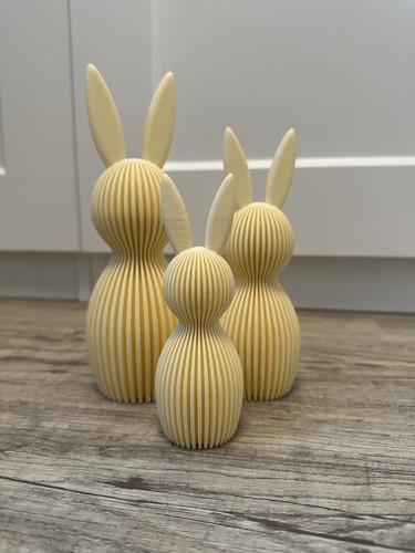 Osterdeko osterhase gelb - osterhase,