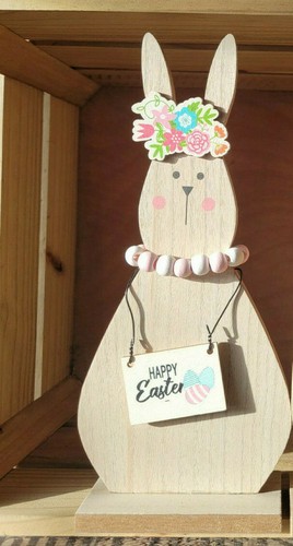 Kette osterhase osterdeko rosa - kette,