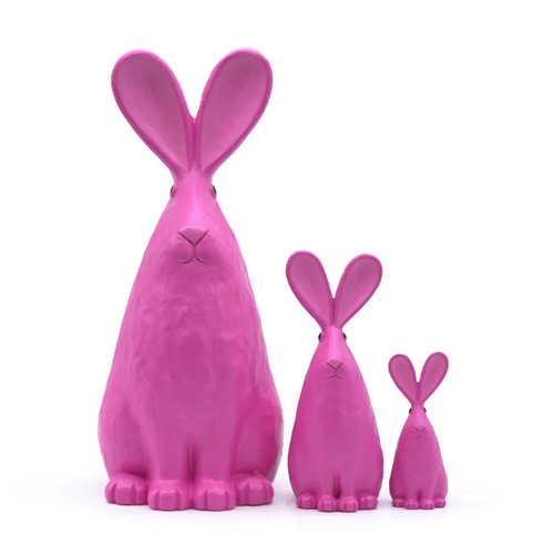 Hase figur osterhase - hase, pink