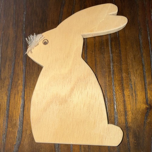 Osterdekoration holz hase - holz,