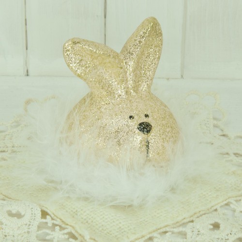 Figur osterhase mit federn - mit,