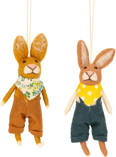 2er set anhänger osterhase - 2er,