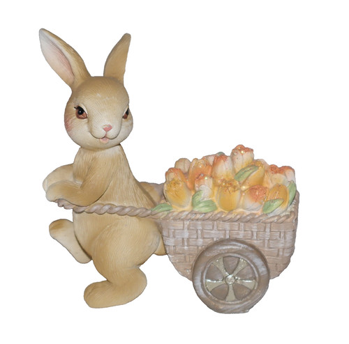 Deko hase osterhase karre - deko,
