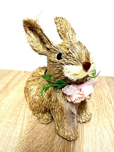 Hase aus stroh standdeko - aus,