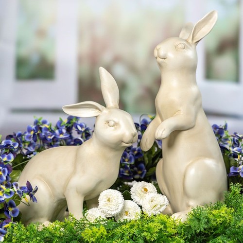 Osterhase paar matt 33cm - matt, 26-33cm