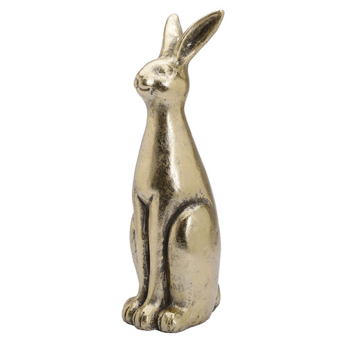 Goldener osterhase aus - osterhase, keramik