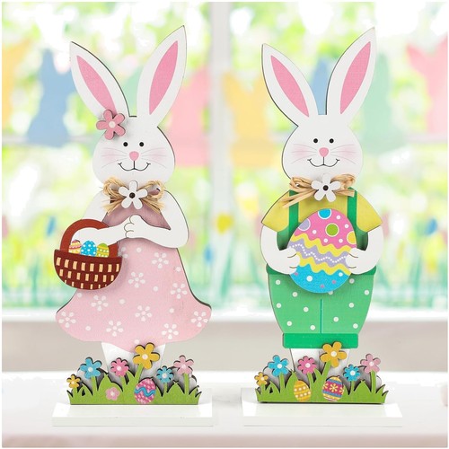 Osterdeko holz hase osterhase - hase,