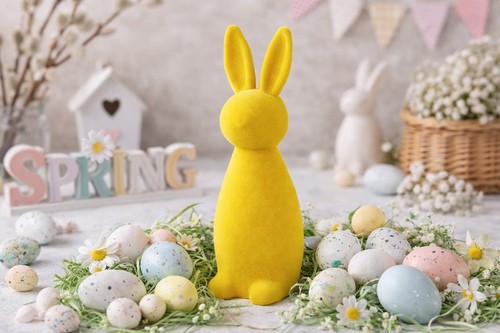 Xxl osterhase 30cm gelb - 30cm,