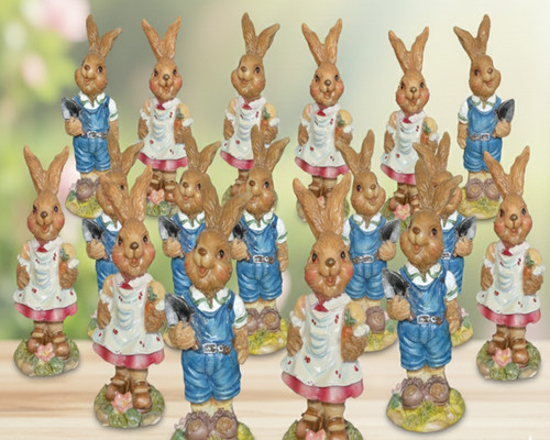 Osterhasen figuren nostalgisch - osterhasen,