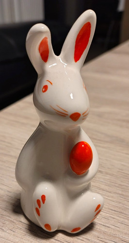 Dekofigur osterhase hase - osterhase, ei