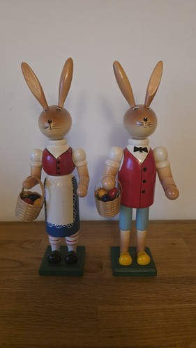 Osterhasen paar groß - cm,