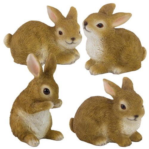 Deko hase figur kunststoff - deko,